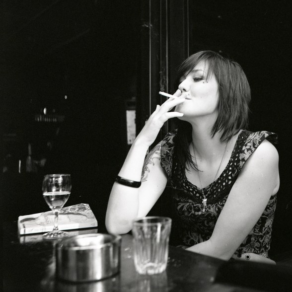 smoking girl