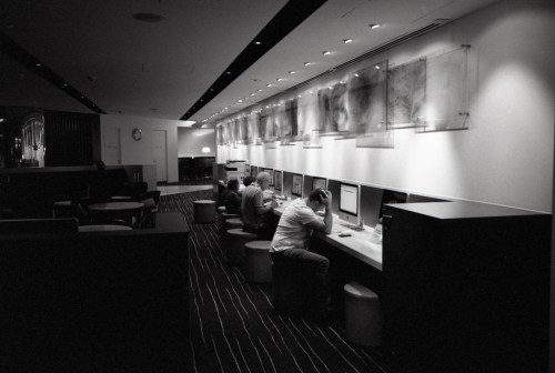 Platinum Lounge at Melbourne Airport.